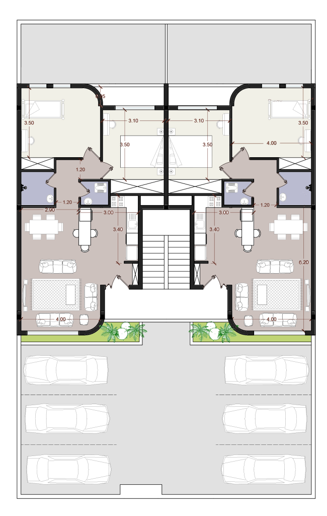 The first option First and second floor Masjedsoleyman