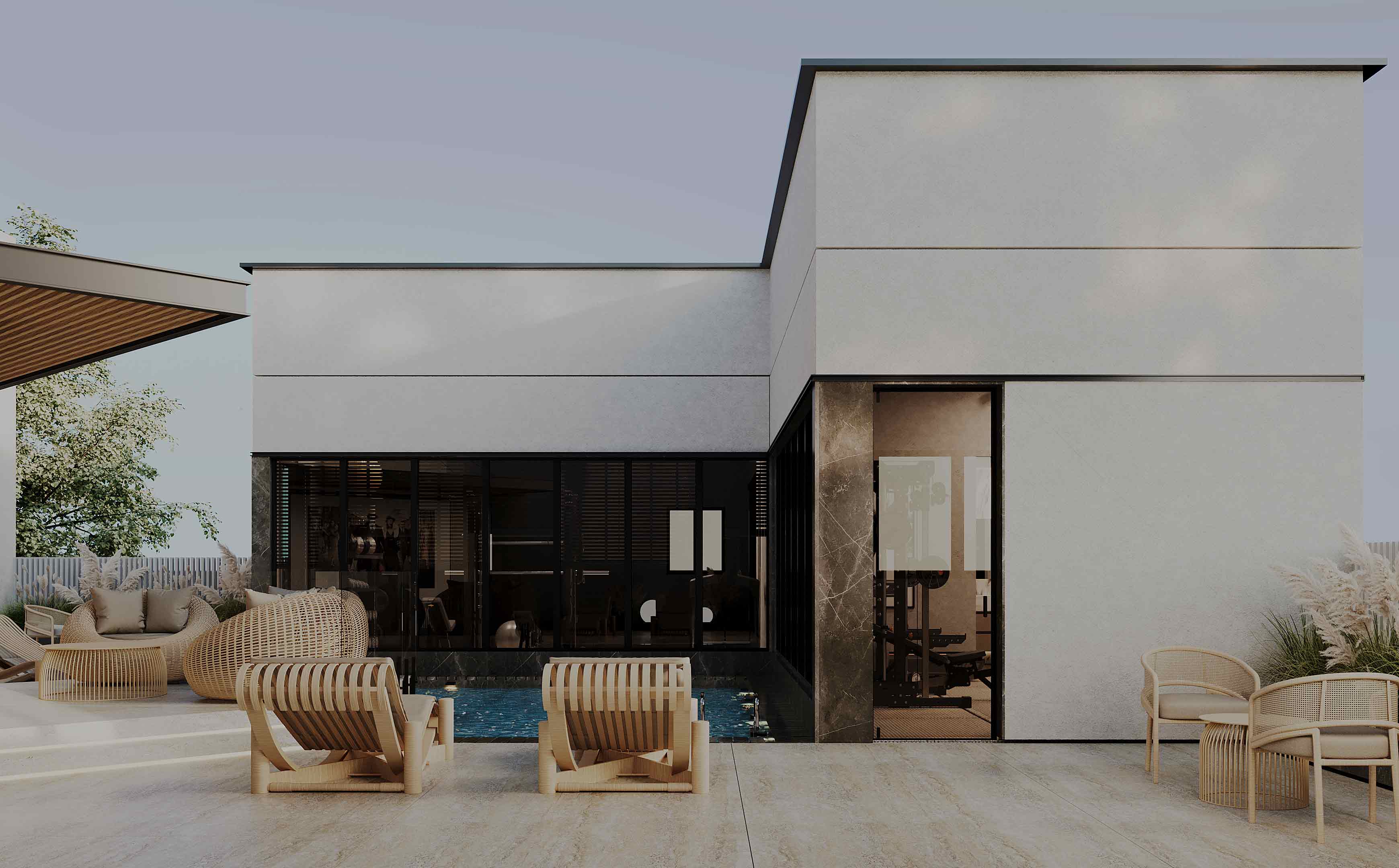 Private Villa UAE Wadi Alsafa PoolDeck 02