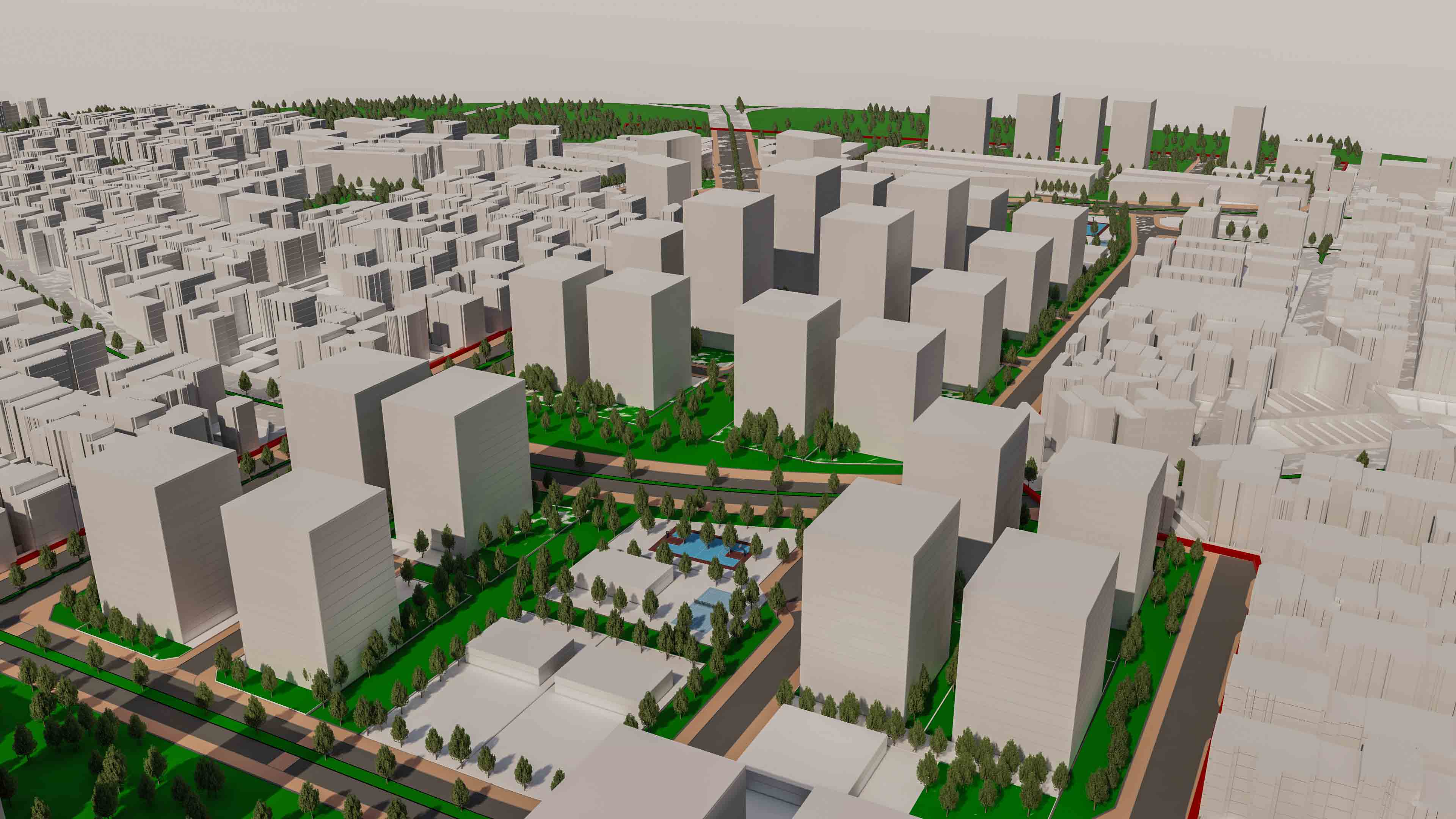 3D master plan Qane Blvd Mashhad 06