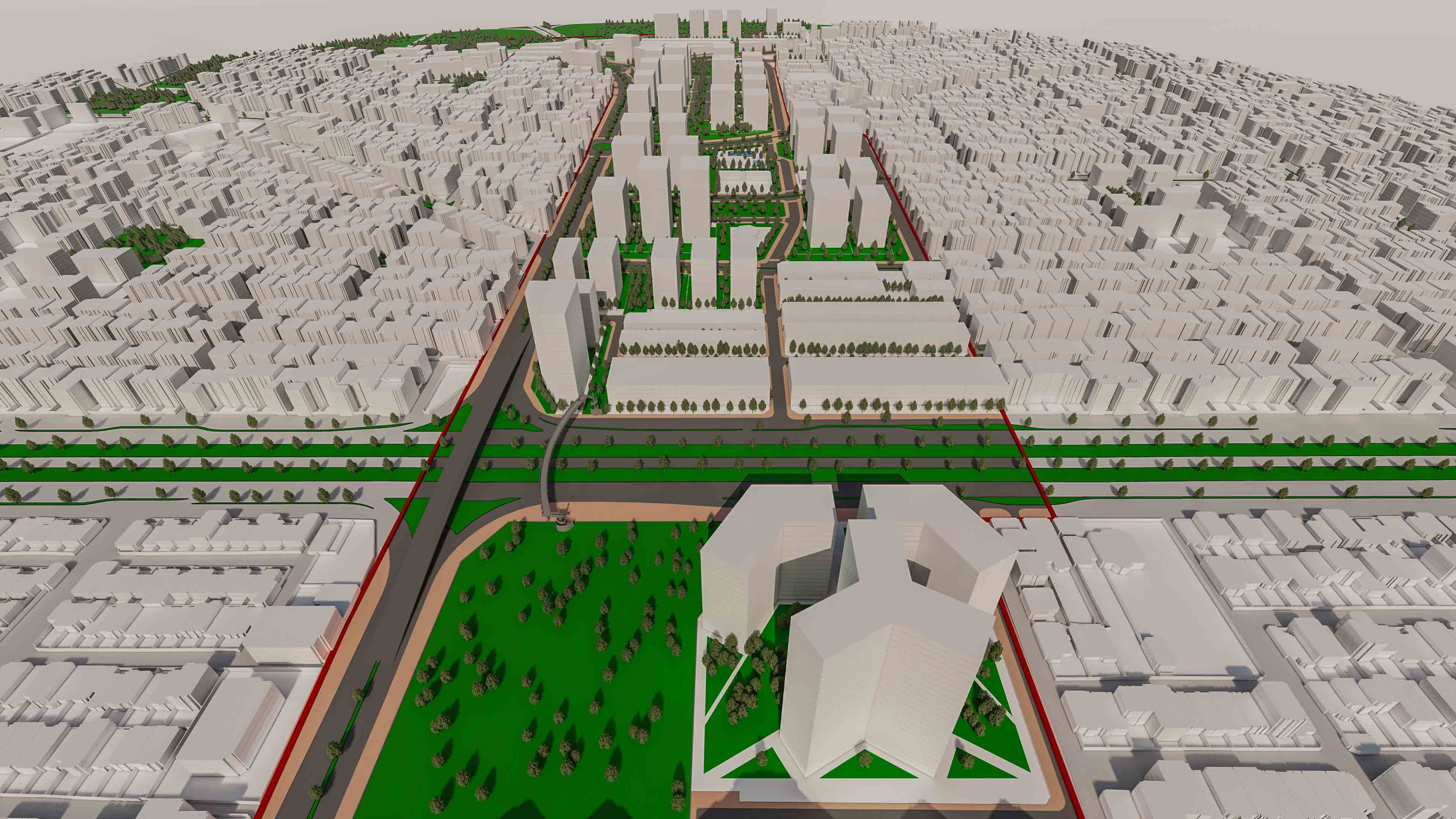 3D master plan Qane Blvd Mashhad 10