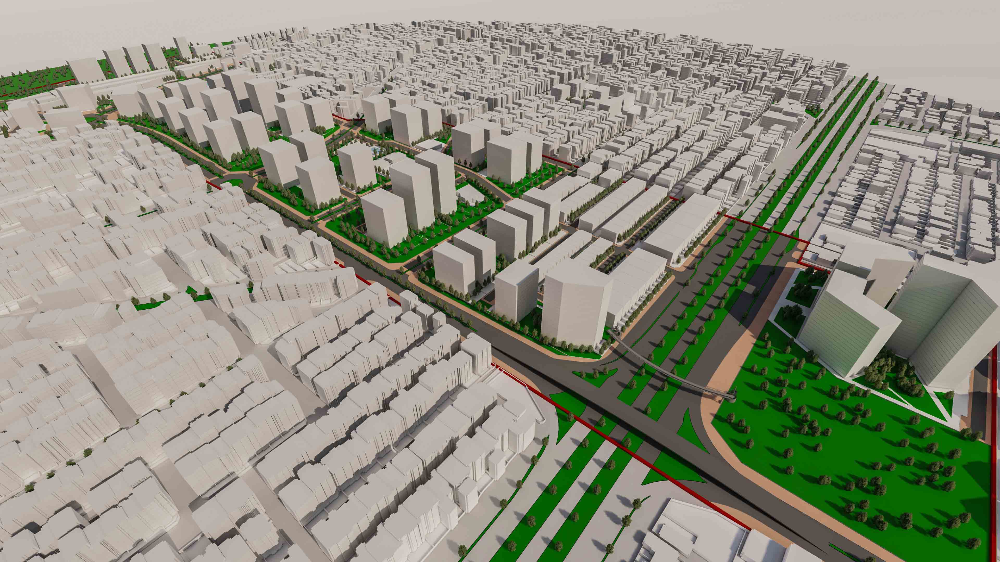 3D master plan Qane Blvd Mashhad 11