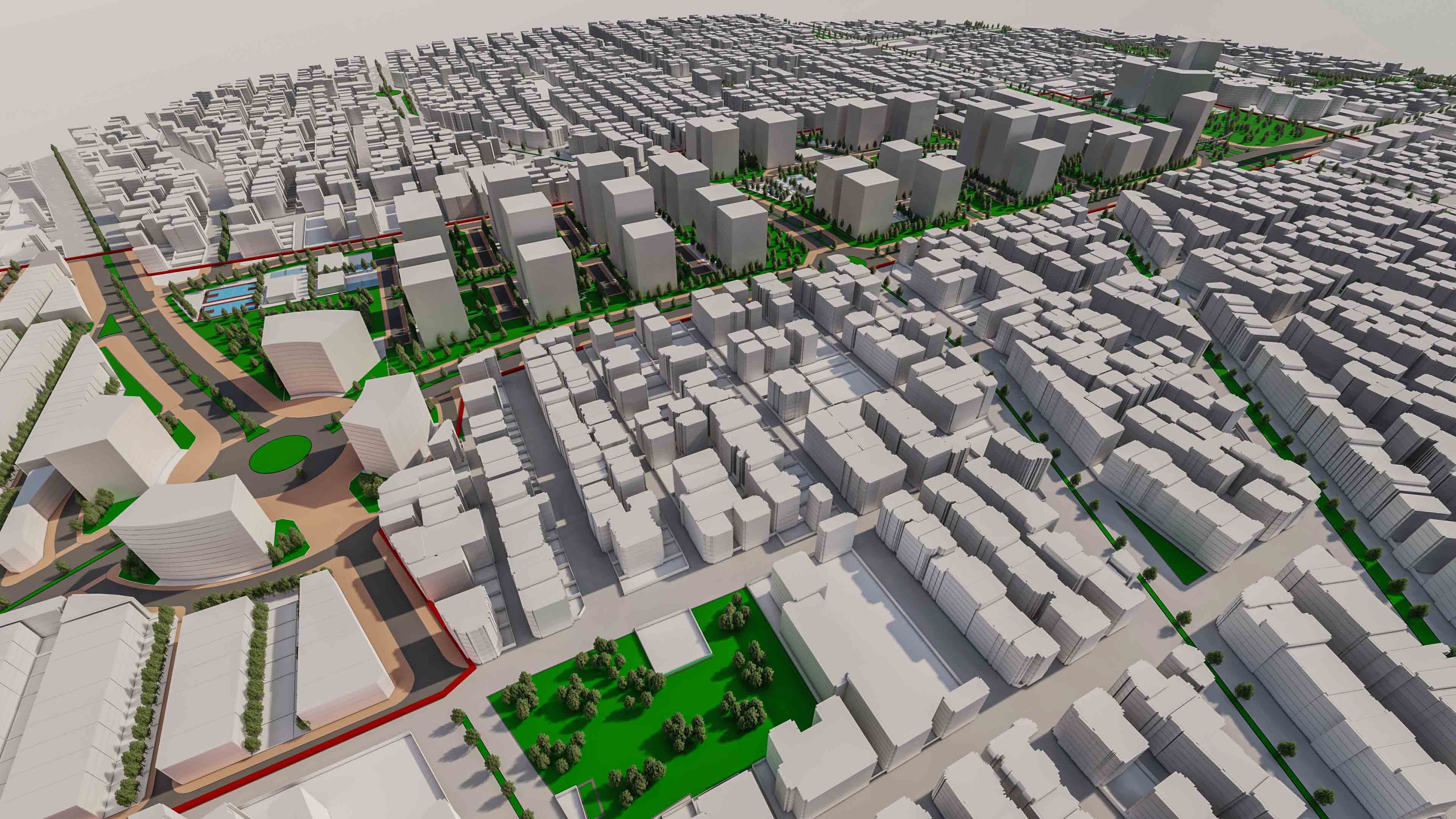 3D master plan Qane Blvd Mashhad 12