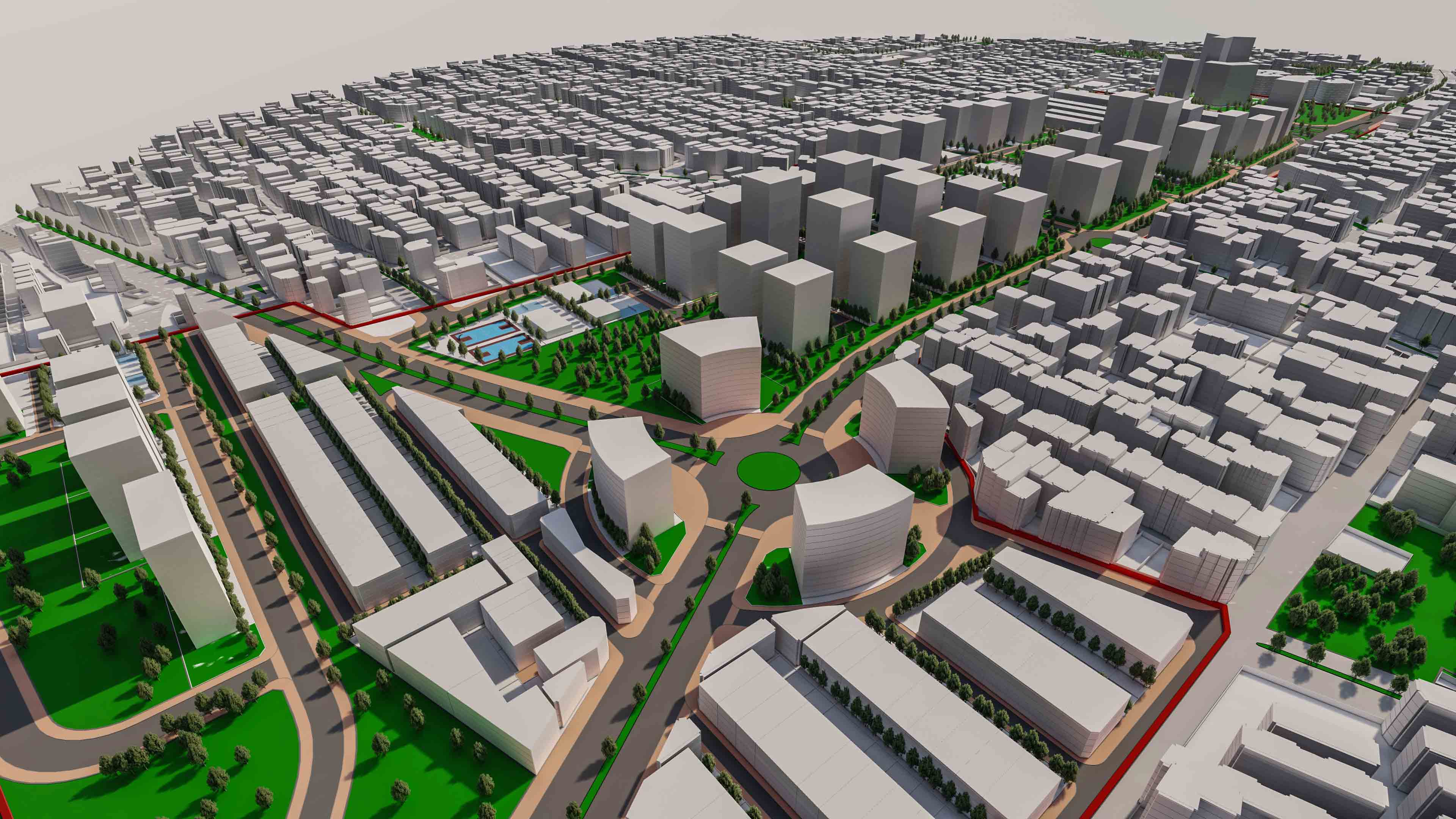 3D master plan Qane Blvd Mashhad 13