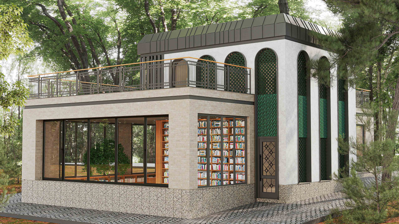 Book cafe Park Vakil Abad Mashhad 05
