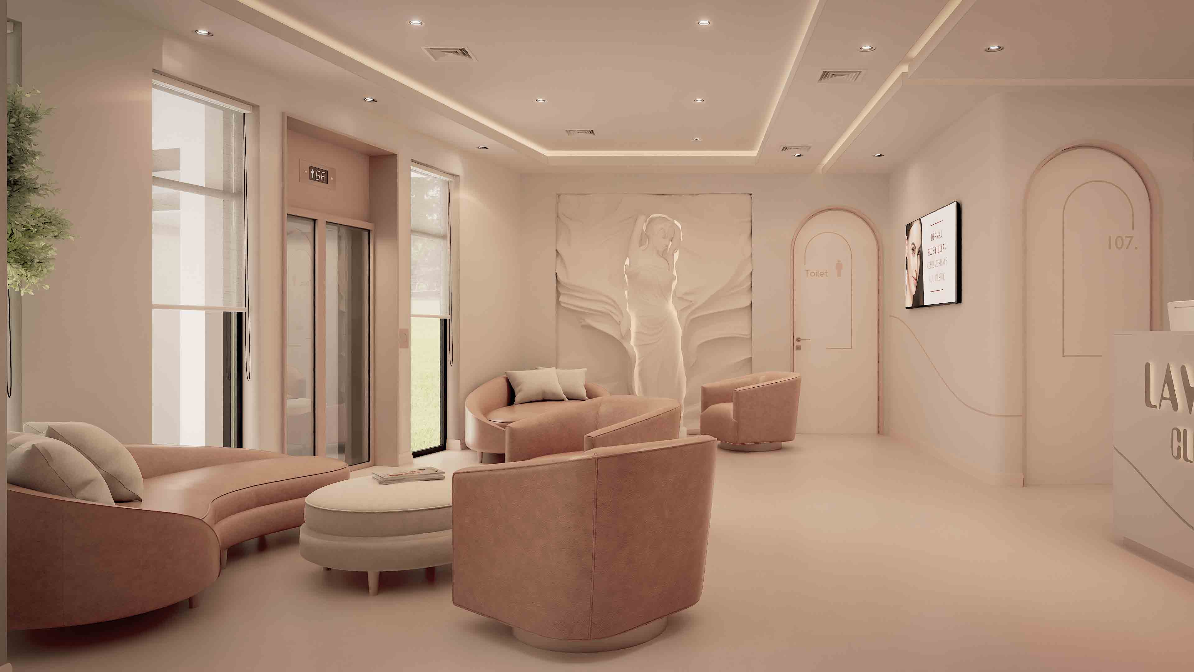 Lavora Clinic Reception Waiting area 05